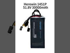 Aquí hay 30000mAh 14S 51.8V 25C batería LiPo UAV en Soft Pack