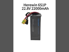 Aquí hay 6S22.8V 22Ah LiHv Soft Pack Bolsa Batería de Drone