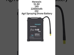 Herewin 14S 22000mAh 51.8V 25C Batería de Lipo para drones inteligentes