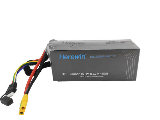 comprar Herewin 22.2V 6s 16000mah Batería Lipo Soft Pack Batería para drones 2.08kg Fabricación en línea