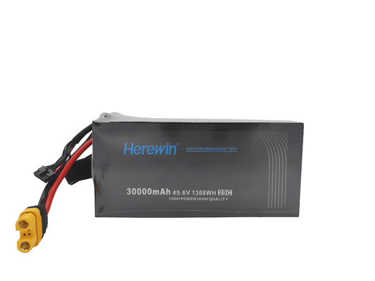 comprar 12S1P Soft Pack 45.6V LiHv Uav Batería para drones 25C 30000mAh 6.9kg Fabricación en línea