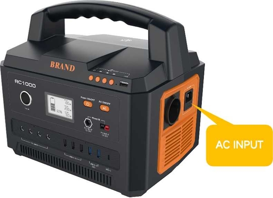 comprar 2*18W+3*10W Fuente de energía portátil para acampar 999Wh Carga rápida al aire libre de 500W Fabricación en línea