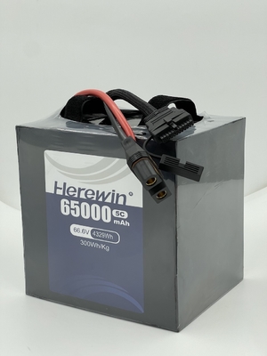 comprar Herewin Batería de estado semisólido 18S 66.6V 65000mAh Una fuente de energía de larga duración con voltaje nominal de 66.6V Fabricación en línea
