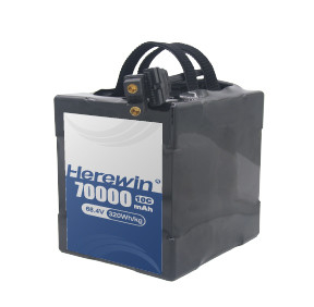 18S2P+ 70000mAh 10C 66.6V Uav Batería de paquete Herewin Batería de vuelo inteligente
