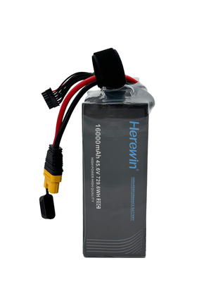 16000mAh 12S 45.6V 25C LiHv Batería de celda de bolsillo Soft Pack Herewin Batería de UAV