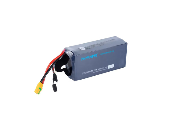 6S1P 22.2V 22000mah Batería Lipo Soft Pack Herewin Batería para drones