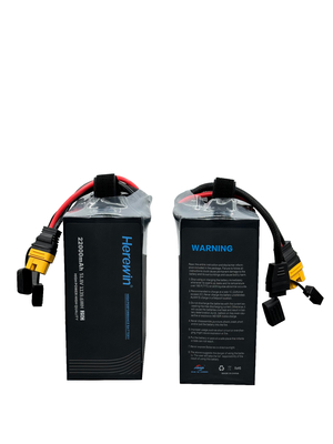 14S1P 51.8V 22000 MAh Batería para drones Lipo 25C Herewin Batería de vuelo inteligente