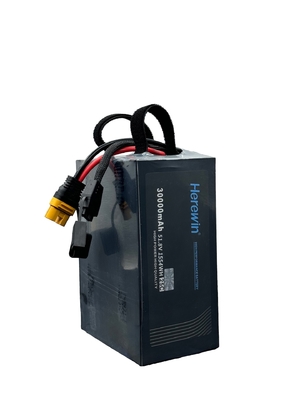 Aquí hay 14S 51.8V 30000mah de batería de Lipo 25C LiPo Bolso Pack Batería de drones