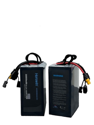 30000mAh 14S 53.2V 25C Uav Lipo Baterías en paquete suave aquí