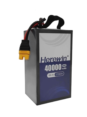 Alta tasa de descarga 30C Herewin Batería de estado semi sólido 18S 68.4V 40000mAh