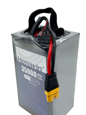 18S1P 35000mAh Soft Pack 66,6V 10C Sprayer Batería de avión no tripulado aquí