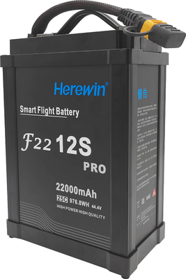 Duración de vida más larga Herewin 12s 22000mah Batería Lipo 44.4V 976.8wh 22AH 25C Sprayer para drones