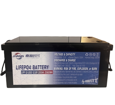Jarwin Iones de litio Reemplazo de ácido plomo 12.8V 200Ah 12V Litio a la batería