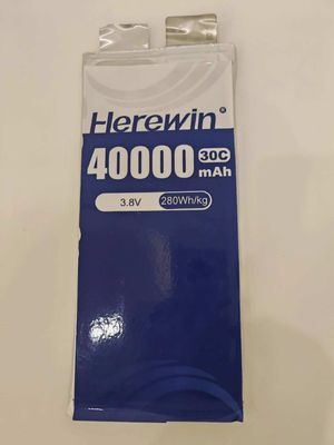 3.8V 40000mAh Lipo de célula única 25C 765g 1000 ciclos + Tipo recargable de por vida
